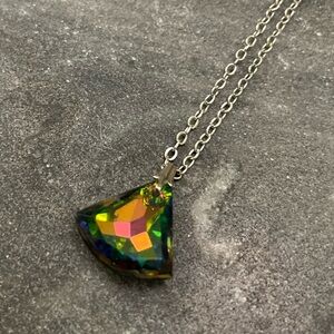 Vintage Mystic Crystal Charm Necklace